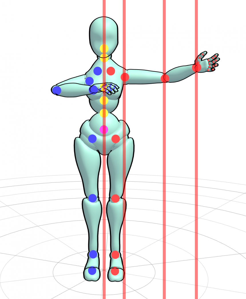 Les plans de l'alignement Cours de tai chi de style Yang